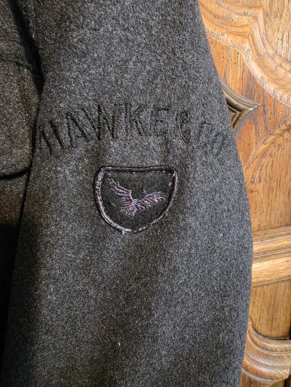 Hawke & Co Kid’s Dark Gray Wool-Blend Winter Jacket